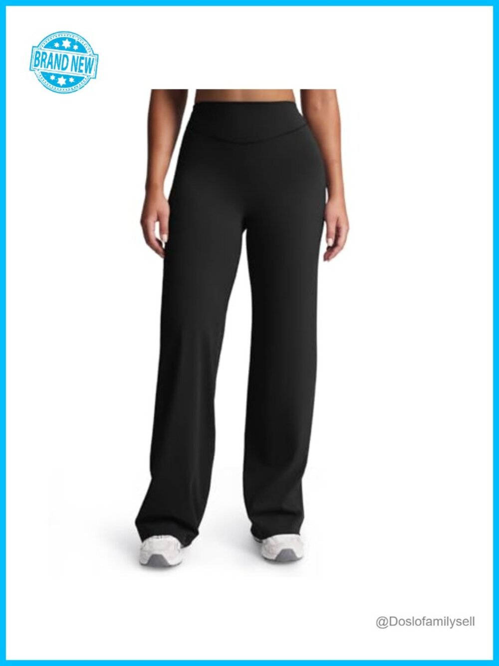Velura Straight Leg Yoga Pants Nylon Spandex Mid Rise Athletic